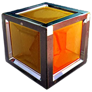 Geometric Cube PNG Bxf
