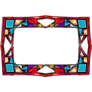 Geometric Decorative Frame PNG Mip