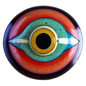 Geometric Evil Eye PNG 05232024