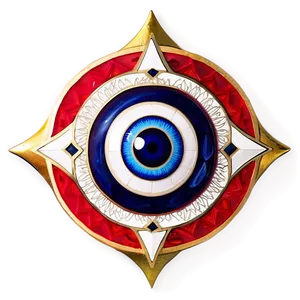 Geometric Evil Eye PNG Ggr84