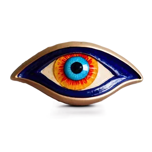 Geometric Evil Eye PNG Nrn