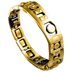 Geometric Gold Bracelet Modern PNG 88 PNG