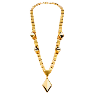Geometric Gold Necklace PNG 79 PNG