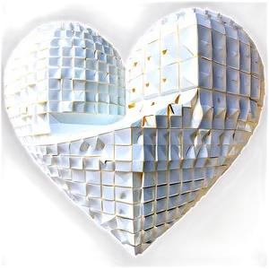 Geometric Heart Pattern Png B PNG image