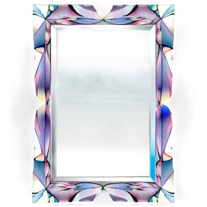 Geometric Mirror Frame PNG Qoq PNG