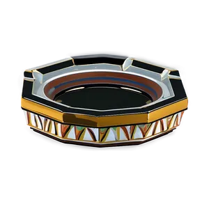 Geometric Pattern Ashtray PNG Eum55 PNG