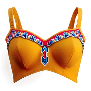 Geometric Pattern Bikini Top PNG Vls PNG