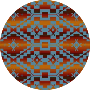 Geometric Pattern Circle Design PNG image