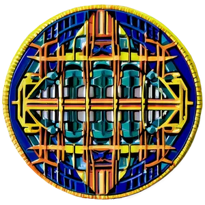 Geometric Pattern Coaster PNG 70 PNG