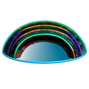 Geometric Semicircle Structure PNG Inw