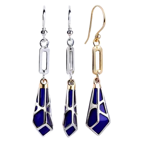 Geometric Shape Earring PNG Mqs89