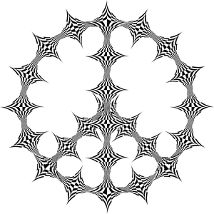 Geometric Spiderweb Design PNG image