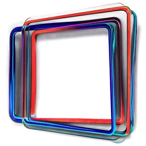 Geometric Square Outline Png 06212024 PNG image