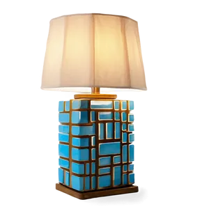 Geometric Table Lamp PNG Omv