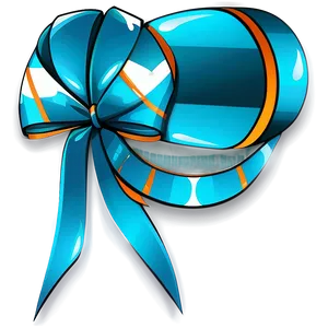 Geometric Teal Ribbon Icon PNG 68 PNG