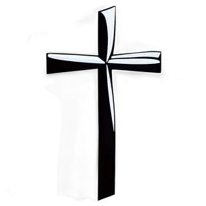 Geometric Thin Cross PNG 67