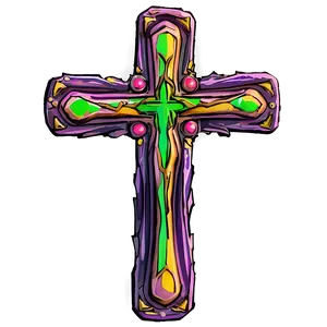 Geometric Thin Cross PNG Uqd
