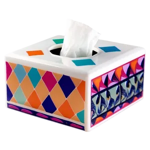Geometric Tissue Box PNG Ldk69