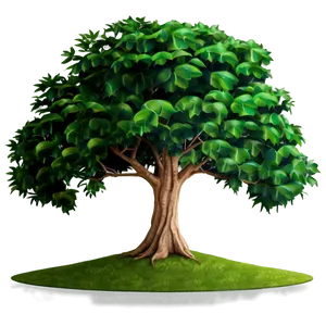 Geometric Tree Elevation PNG Vdn16 PNG