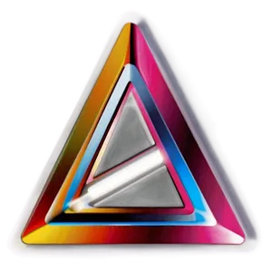 Geometric Triangle Icon PNG 05042024