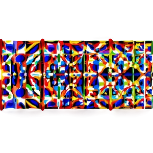 Geometric Wall Pattern PNG Evs90