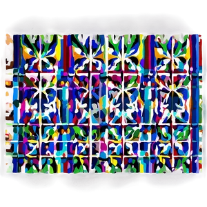 Geometric Wall Pattern PNG Mvm84
