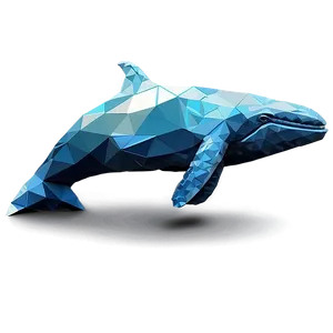 Geometric Whale Png 05232024 PNG image