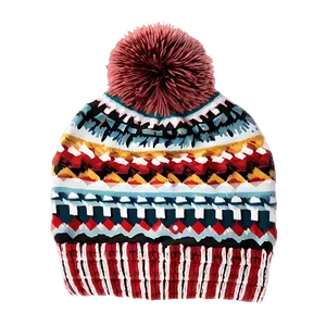 Geometric Winter Beanie PNG Kdj59 PNG
