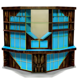 Geometric Wood Shelf Patterns PNG Vow39 PNG