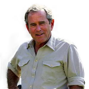 George Bush At Ranch PNG 06242024
