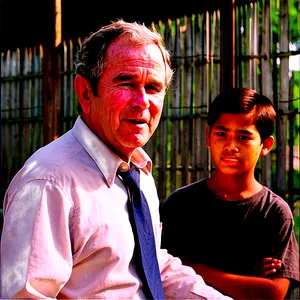 George Bush At Ranch PNG 37