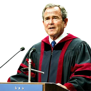 George Bush Commencement Speech PNG Uuk77 PNG