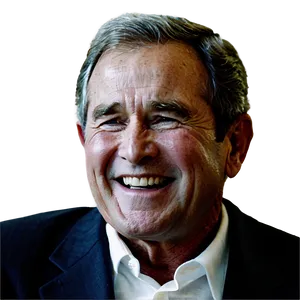 George Bush Laughing PNG Mix