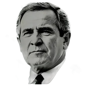 George Bush Silhouette Png 06242024 PNG image