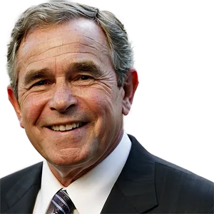 George Bush Smiling Png 06242024 PNG image