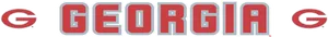 Georgia Bulldogs Text Logo PNG image
