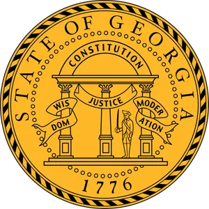 Georgia State Seal1776 PNG image