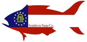 Georgia Themed Fish Logo PNG image