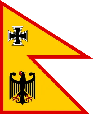 German_ Empire_ War_ Flag_ Design PNG image