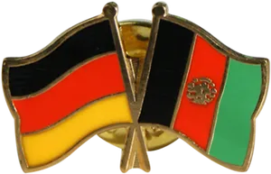 Germany Afghanistan Friendship Pin PNG image