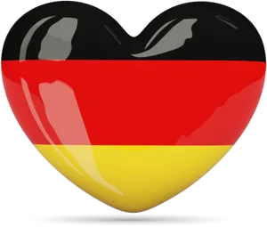 Germany Flag Heart Emoji PNG image