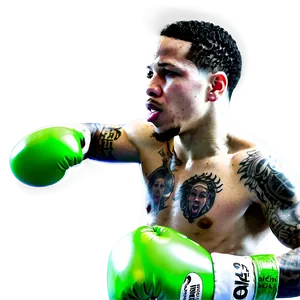 Gervonta Davis Action Shot PNG 06202024