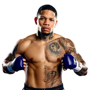 Gervonta Davis Champion Pose Png Nwl PNG image