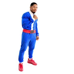 Gervonta Davis Champion Pose PNG Qiw PNG