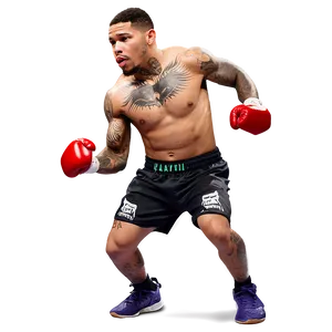 Gervonta Davis Footwork Drill PNG 80