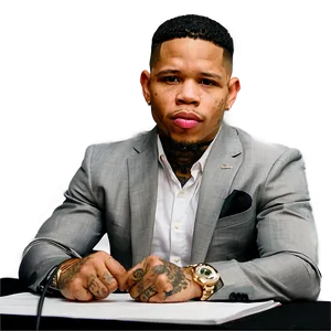 Gervonta Davis Press Conference Png 06202024 PNG image