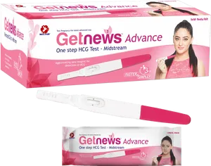 Getnews Advance Pregnancy Test Kit PNG image