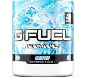 Gfuel Blue Ice Energy Formula Tub PNG image