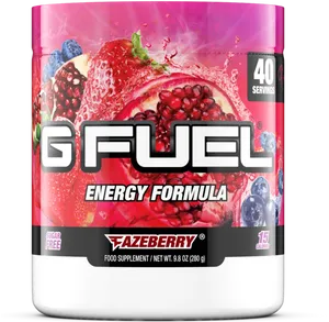 Gfuel Fazeberry Energy Formula Tub PNG image