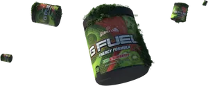 Gfuel Kiwi Strawberry Energy Formula Tubs PNG image